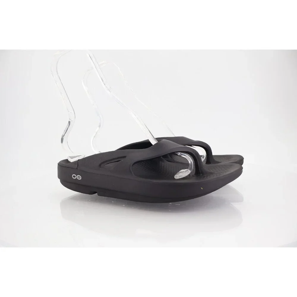 Oofos Men's OOriginal Sandal Size 8 Recovery Sport Slide Stress Relief Black
